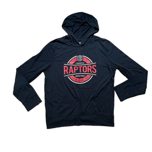 Level Wear Black Raptors Basketball Sweater Hoodie Size Medium